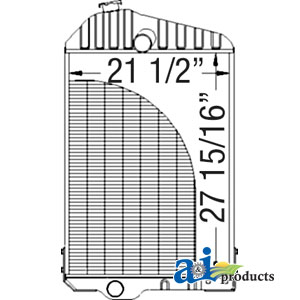 UJD20229    Radiator---Replaces AR43945